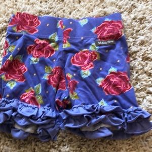 Purple and red floral mj shorties